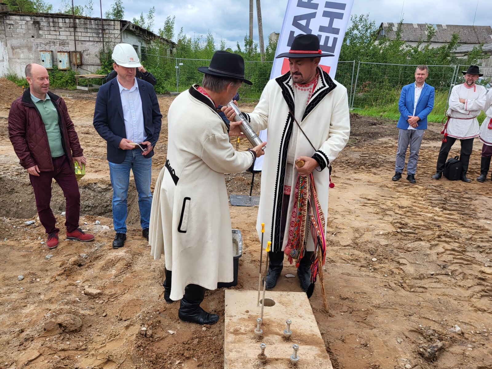 väärindamiskeskuse nurgakivi panek